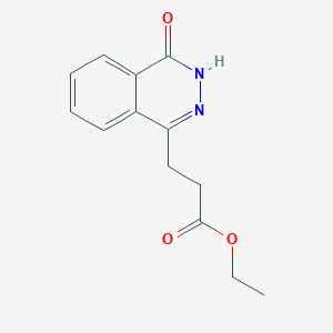 molecular formula C13H14N2O3 B5788296 ethyl 3-(4-oxo-3H-phthalazin-1-yl)propanoate 