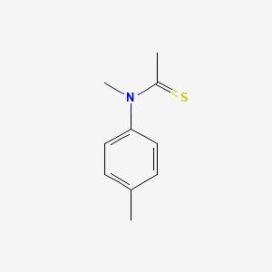 N-Methyl-N-(4-methylphenyl)ethanethioamide