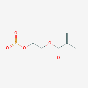 molecular formula C6H9O5P B578840 Methacrylic acid 2-(phosphooxy)ethyl ester CAS No. 15458-75-0