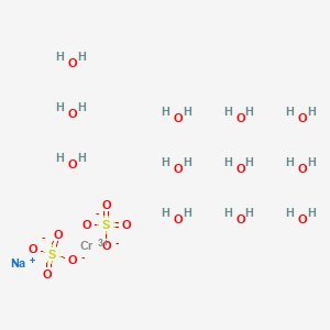 Sodium;chromium(3+);disulfate;dodecahydrate
