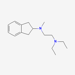 molecular formula C16H26N2 B5788675 N-(2,3-dihydro-1H-inden-2-yl)-N',N'-diethyl-N-methylethane-1,2-diamine 