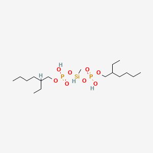 Methylsilanediol bis[phosphoric acid (2-ethylhexyl)] ester