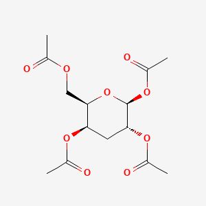 molecular formula C14H20O9 B578902 3-Deoxy-beta-D-xylo-hexopyranose tetraacetate CAS No. 15451-80-6