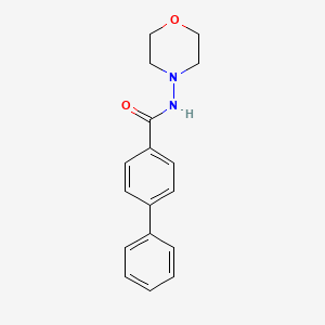 molecular formula C17H18N2O2 B5789159 N-(morpholin-4-yl)-[1,1'-biphenyl]-4-carboxamide 