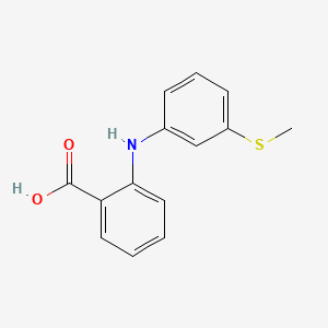 molecular formula C14H13NO2S B578920 Benzoic acid, 2-{[3-(methylthio)phenyl]amino} CAS No. 18902-93-7