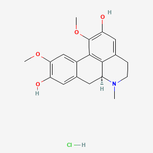 molecular formula C19H22ClNO4 B578921 Boldine hydrochloride CAS No. 16625-69-7