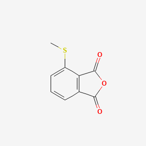 molecular formula C9H6O3S B578929 4-(Methylthio)isobenzofuran-1,3-dione CAS No. 15533-50-3