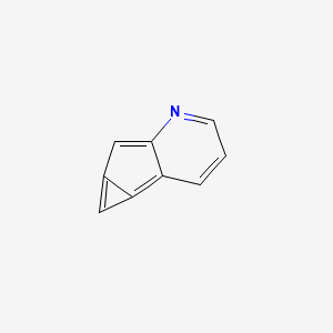 molecular formula C9H5N B578942 Cyclopropa[3,4]cyclopenta[1,2-b]pyridine CAS No. 17491-90-6