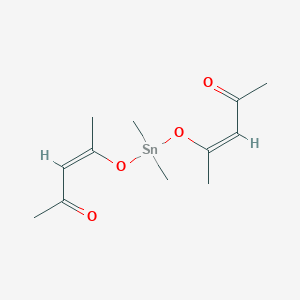 molecular formula C12H20O4Sn B578949 Dimethylbis(2,4-pentanedionate)tin CAS No. 16925-15-8