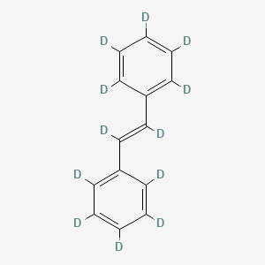 molecular formula C14H12 B578957 trans-Stilbene-D12 