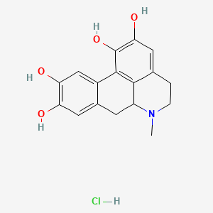 5,6,6a,7-tetrahydro-6-methyl-4H-dibenzo[de,g]quinoline-1,2,9,10-tetrol hydrochloride