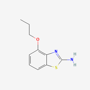 molecular formula C10H12N2OS B578960 4-Propoxy-1,3-benzothiazol-2-amine CAS No. 15850-82-5