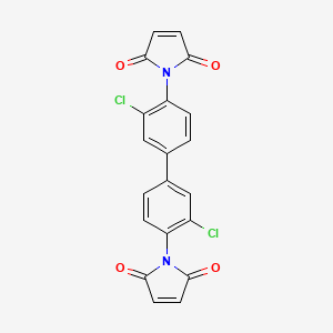 1-[2-Chloro-4-[3-chloro-4-(2,5-dioxopyrrol-1-yl)phenyl]phenyl]pyrrole-2,5-dione