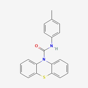 molecular formula C20H16N2OS B5789696 N-(4-methylphenyl)phenothiazine-10-carboxamide CAS No. 432510-15-1