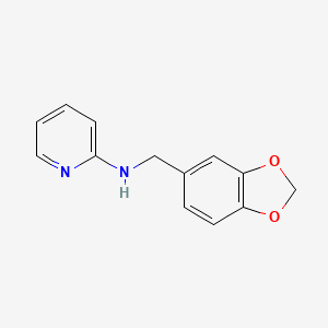 molecular formula C13H12N2O2 B5789718 N-(1,3-benzodioxol-5-ylmethyl)pyridin-2-amine 