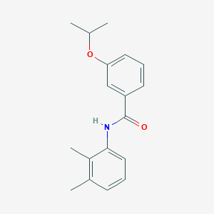 molecular formula C18H21NO2 B5789737 N-(2,3-dimethylphenyl)-3-(propan-2-yloxy)benzamide 