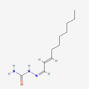 molecular formula C11H21N3O B578983 (2E)-2-Decenal semicarbazone CAS No. 16742-25-9