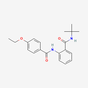 molecular formula C20H24N2O3 B5789855 N-tert-butyl-2-{[(4-ethoxyphenyl)carbonyl]amino}benzamide 