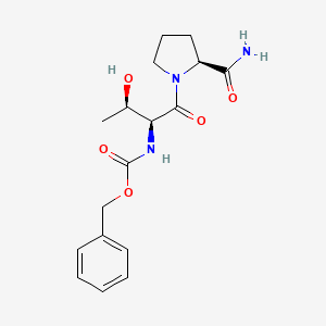 molecular formula C17H23N3O5 B578990 Z-Thr-Pro-NH2 CAS No. 18938-66-4