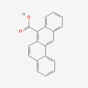 molecular formula C19H12O2 B579000 Benz[a]anthracene-7-carboxylic acid CAS No. 16110-15-9