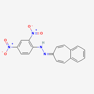 B579013 7H-Benzocyclohepten-7-one 2,4-dinitrophenyl hydrazone CAS No. 18791-73-6