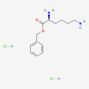 molecular formula C13H21ClN2O2 B579041 (S)-Benzyl 2,6-diaminohexanoate dihydrochloride CAS No. 16142-09-9