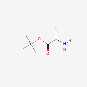 molecular formula C6H11NO2S B579049 tert-Butyl 2-amino-2-thioxoacetate CAS No. 16721-41-8