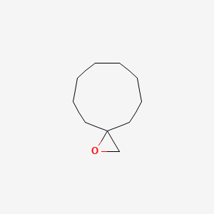 molecular formula C10H18O B579059 1-Oxaspiro[2.8]undecane CAS No. 185-90-0
