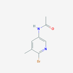 molecular formula C8H9BrN2O B057909 N-(6-Bromo-5-methylpyridin-3-yl)acetamide CAS No. 96206-67-6