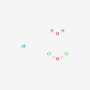 molecular formula Cl2H2HfO2 B579099 Hafnium oxychloride hydrate CAS No. 15461-28-6