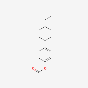 molecular formula C17H24O2 B5791160 [4-(4-Propylcyclohexyl)phenyl] acetate 