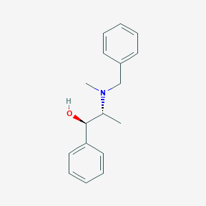 molecular formula C17H21NO B057914 (1R,2R)-2-[benzyl(methyl)amino]-1-phenylpropan-1-ol CAS No. 75110-91-7