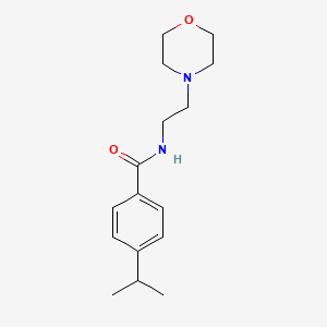 molecular formula C16H24N2O2 B5791685 N-[2-(morpholin-4-yl)ethyl]-4-(propan-2-yl)benzamide 