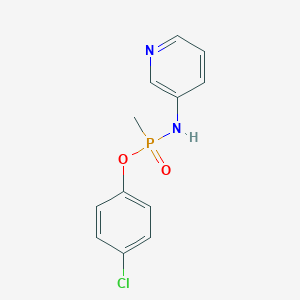 molecular formula C12H12ClN2O2P B5791851 N-[(4-chlorophenoxy)-methylphosphoryl]pyridin-3-amine 
