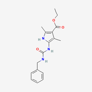 molecular formula C17H21N3O3 B5791870 ethyl 5-(benzylcarbamoylamino)-2,4-dimethyl-1H-pyrrole-3-carboxylate 