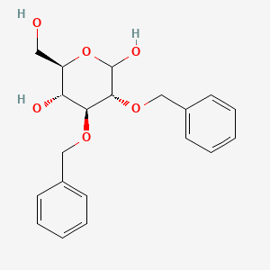 molecular formula C20H24O6 B579228 2,3-DI-O-Benzyl-D-glucopyranose CAS No. 18933-71-6