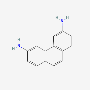 molecular formula C14H12N2 B579234 3,6-Phenanthrenediamine CAS No. 17918-56-8