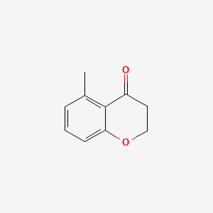 molecular formula C10H10O2 B579238 5-Methylchroman-4-one CAS No. 18385-68-7