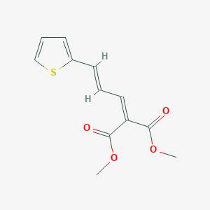 molecular formula C12H12O4S B5792430 dimethyl 2-[(E)-3-thiophen-2-ylprop-2-enylidene]propanedioate 
