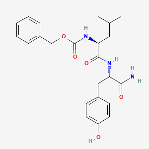 molecular formula C23H29N3O5 B579248 Z-Leu-Tyr-NH2 CAS No. 17263-42-2