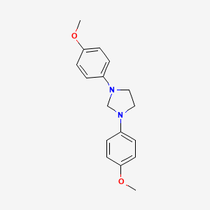 molecular formula C17H20N2O2 B5792571 1,3-bis(4-methoxyphenyl)imidazolidine 