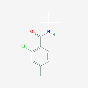 molecular formula C12H16ClNO B5792608 N-tert-butyl-2-chloro-4-methylbenzamide 