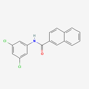 molecular formula C17H11Cl2NO B5792741 N-(3,5-dichlorophenyl)naphthalene-2-carboxamide 