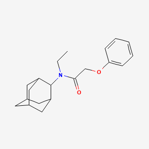 molecular formula C20H27NO2 B5792922 N-(2-adamantyl)-N-ethyl-2-phenoxyacetamide 