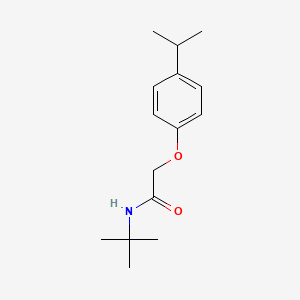 molecular formula C15H23NO2 B5793062 N-tert-butyl-2-[4-(propan-2-yl)phenoxy]acetamide 