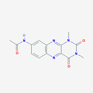 molecular formula C14H13N5O3 B5793220 N-{1,3-DIMETHYL-2,4-DIOXO-1H,2H,3H,4H-BENZO[G]PTERIDIN-8-YL}ACETAMIDE 