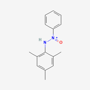 molecular formula C15H17N2O+ B579330 Oxo-phenyl-(2,4,6-trimethylanilino)azanium CAS No. 16914-58-2