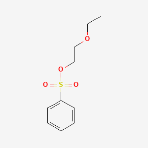 molecular formula C10H14O4S B579336 2-Ethoxyethyl benzenesulfonate CAS No. 17178-09-5