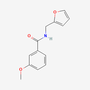 molecular formula C13H13NO3 B5793664 N-(furan-2-ylmethyl)-3-methoxybenzamide 