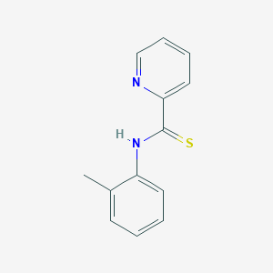molecular formula C13H12N2S B5793960 N-(2-methylphenyl)pyridine-2-carbothioamide CAS No. 21259-33-6